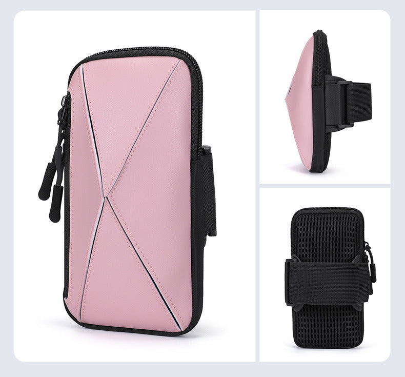 Waterproof Running Phone Arm Bag – Adjustable Fitness & Cycling Pouch