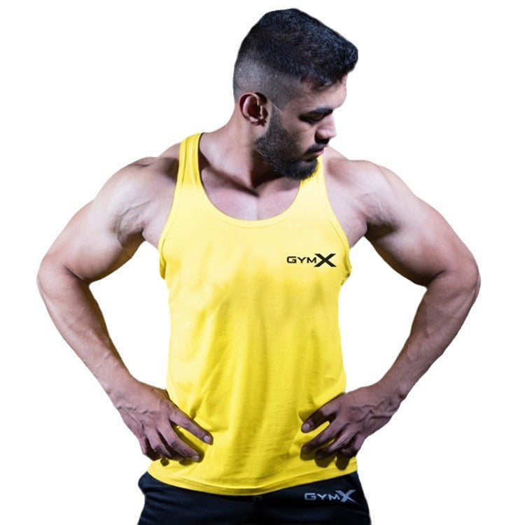 Men’s Quick-Dry Muscle Fit Gym Vest – Sleeveless Compression Workout Shirt
