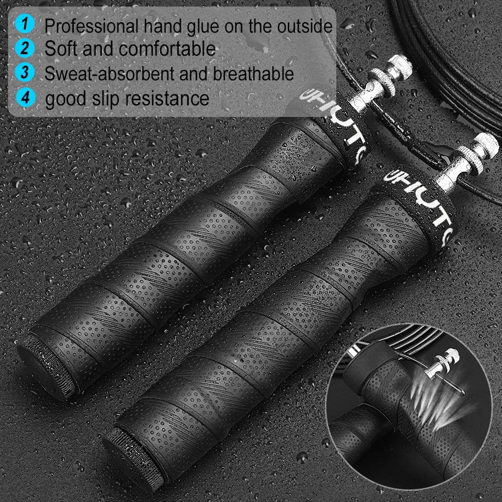 3mm Fitness Speed Jump Rope – Pro Skipping for Cardio & Power