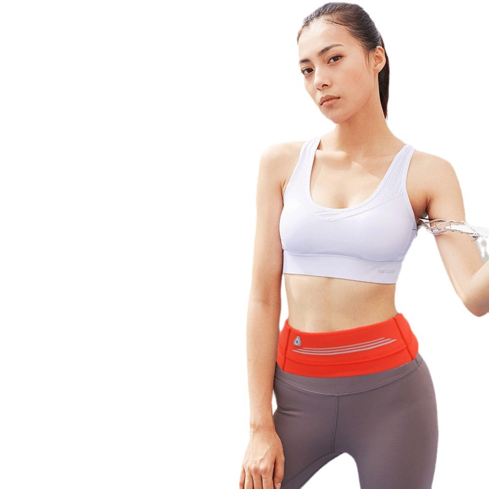 Ultra-Thin Waterproof Running Waist Bag – Adjustable Fitness Belt for Men & Women