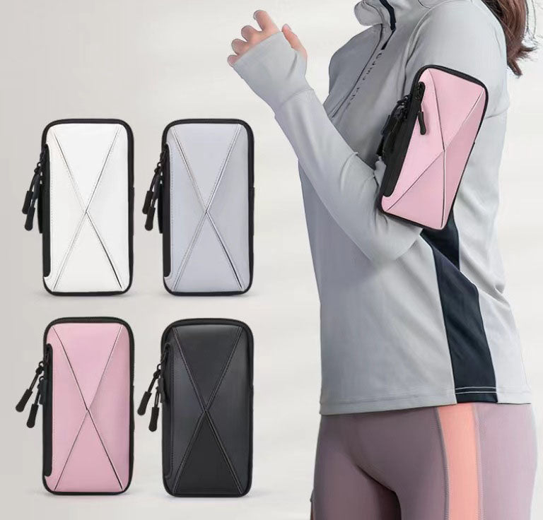 Waterproof Running Phone Arm Bag – Adjustable Fitness & Cycling Pouch