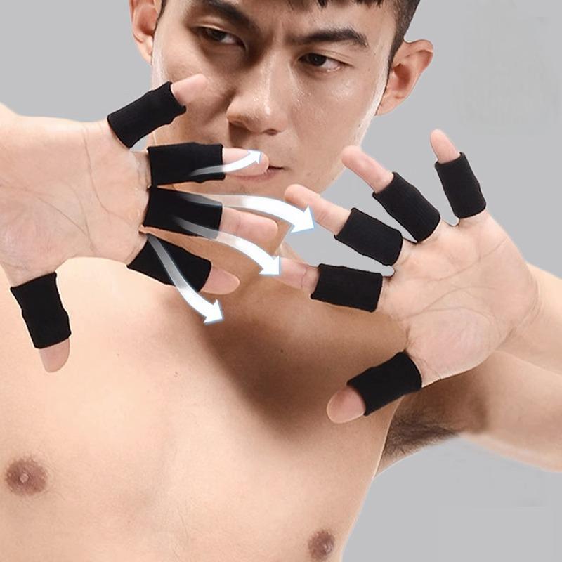 Nylon Hand & Finger Joint Protectors – Compression Support Sleeves for Exercise and Injury Relief