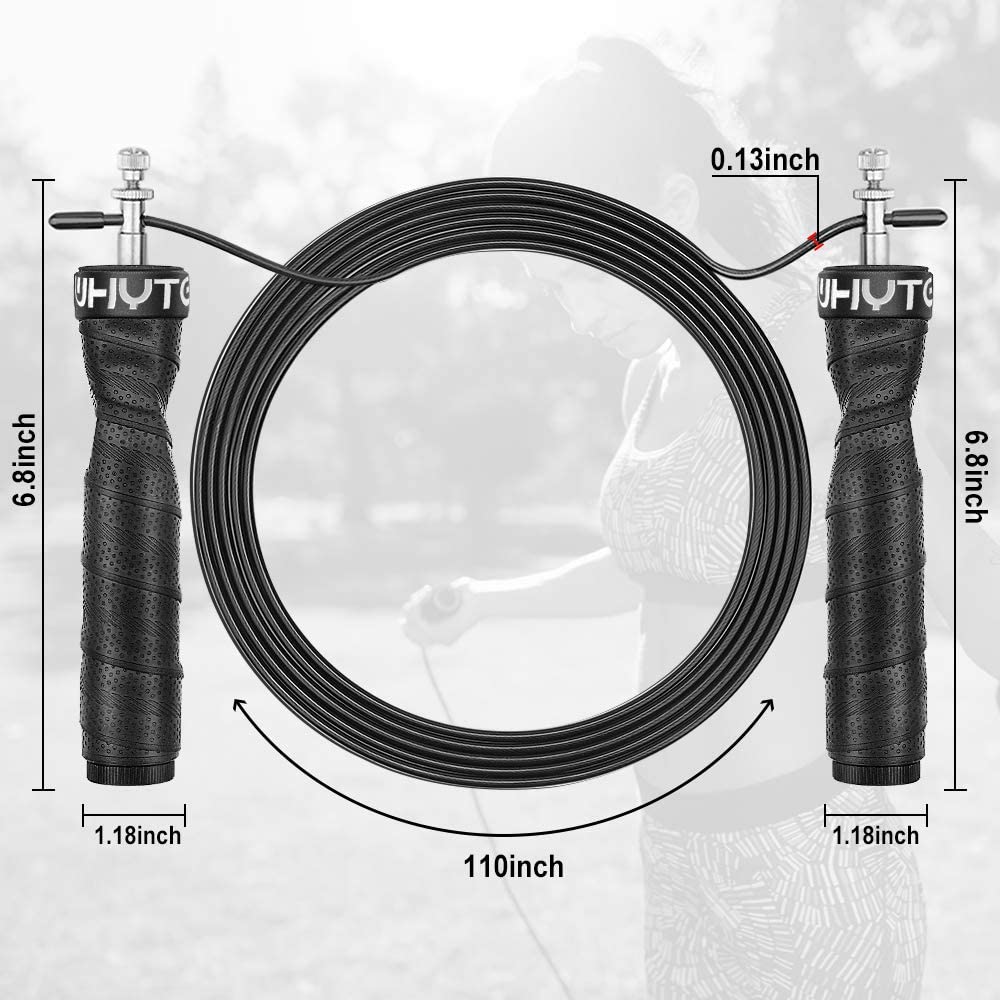3mm Fitness Speed Jump Rope – Pro Skipping for Cardio & Power