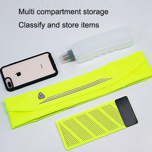 Ultra-Thin Waterproof Running Waist Bag – Adjustable Fitness Belt for Men & Women
