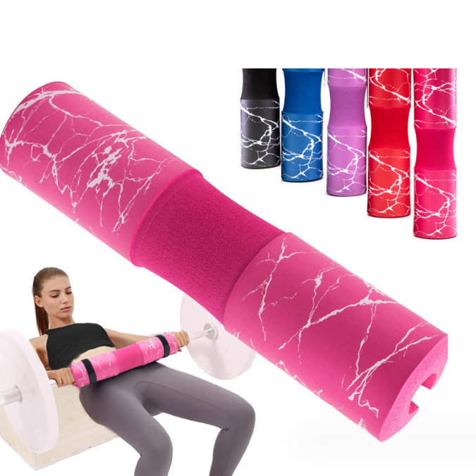 Marble Pattern Barbell Pad – Ultimate Comfort for Squats, Lunges & Hip Thrusts